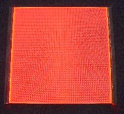 dalle lumineuse à leds rouge