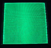 dalle lumineuse a leds verte