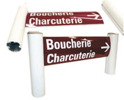 lame galbee pour signaletique exterieure