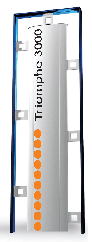 totem "triomphe 3000" : signal&eacute;tique et signalisation.
